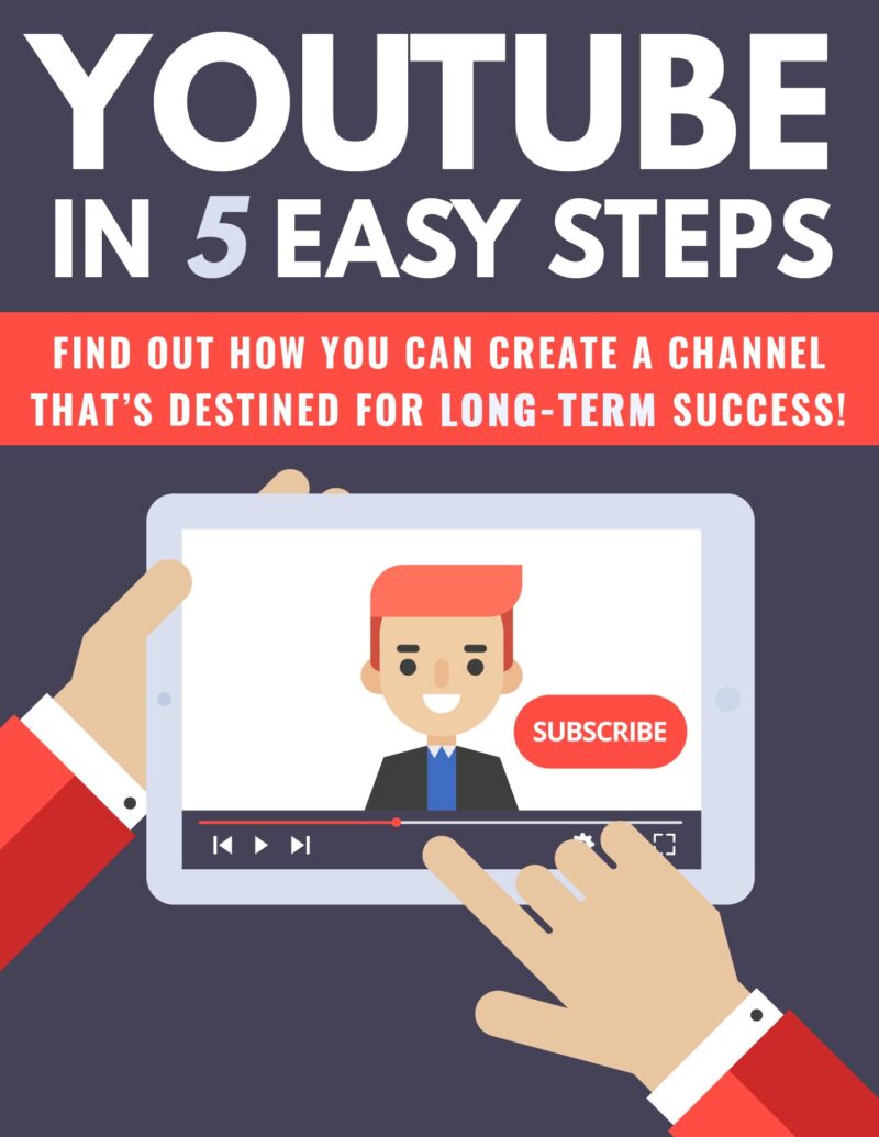 YouTube In 5 Easy Steps PLR eBook